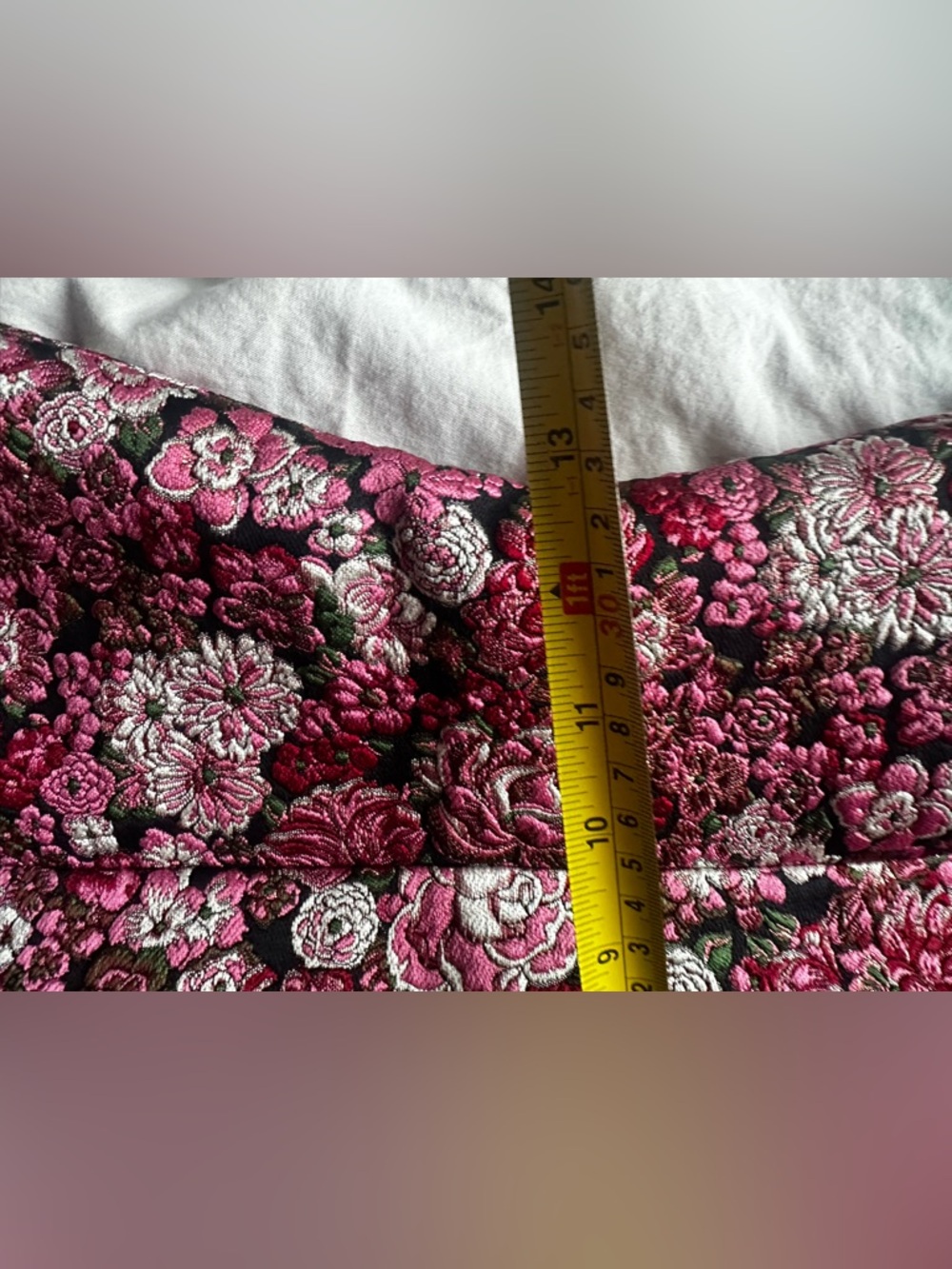 Adam Lippes Floral Brocade Sleeveless Dress Pink Black Size 2 - Picture 7 of 11